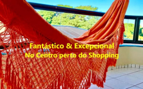 Apto no centro perto do Shopping com 2 Quartos de Casal ArCond WiFi Fibra HomeOffice e Garagem em Dourados